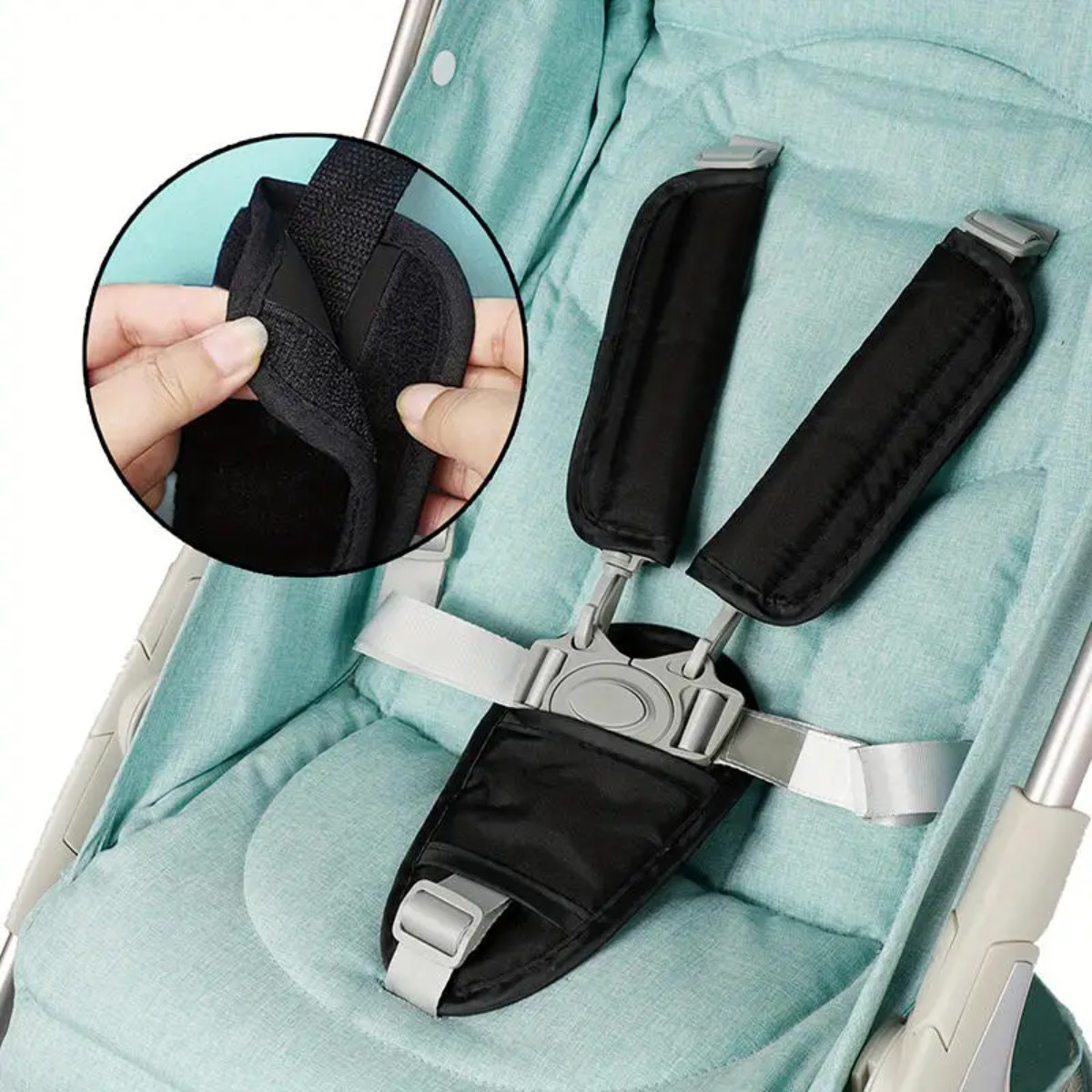 Infant Car Seat Cover - وسائد حزام أمان لمقعد السيارة للأطفال،
