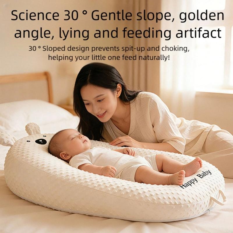 Nursing Pillow Breastfeeding - طفل منقط انحدر وسادة الكرتون نمط