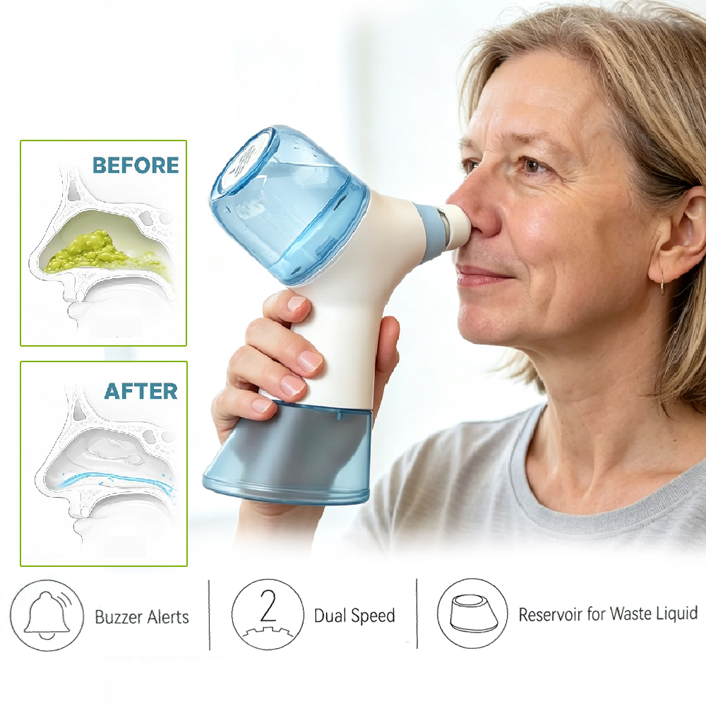 جهاز غسيل الأنف الكهربائي مع خ - مراجعة Nasal Aspirator وسعره