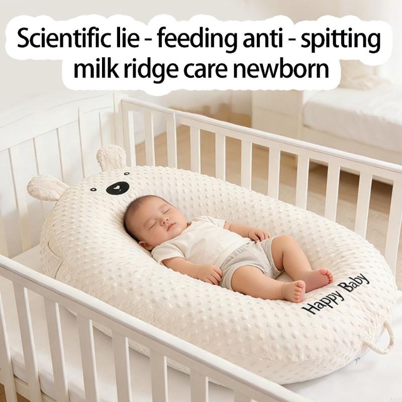 طفل منقط انحدر وسادة الكرتون ن - مراجعة Nursing Pillow Breastfeeding وسعره