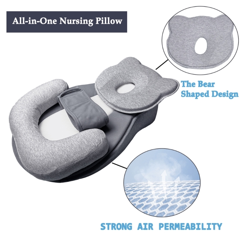 مكافحة الاختناق يميل وسادة الن - مراجعة Nursing Pillow Breastfeeding وسعره